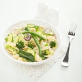 Pasta Primavera Royalty Free Stock Photo