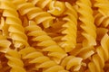 Pasta products in the form of a spiral, texture