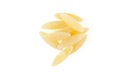 Pasta. Rice-shaped pasta isolated on white background. Full depth of field. View from above. Close-up Royalty Free Stock Photo
