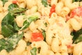 Pasta salad background Royalty Free Stock Photo