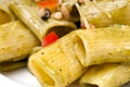 Pasta salad close up. Royalty Free Stock Photo