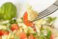 Pasta salad close-up Royalty Free Stock Photo