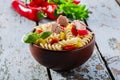 Pasta salad with tuna