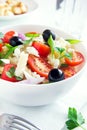 Pasta salad with vegetables Royalty Free Stock Photo