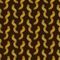 Pasta seamless pattern. Background with spiral vermicelli design