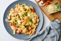 Pasta with shrimps