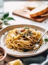 Pasta spaghetti bolognese with minced beef sauce, tomatoes Royalty Free Stock Photo