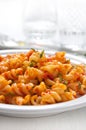 Pasta with tomao sauce Royalty Free Stock Photo