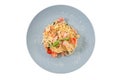 Pasta with tomato and cheese Royalty Free Stock Photo