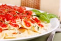 Pasta with tomato marinara Royalty Free Stock Photo