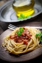 Pasta with tomato sauce