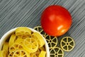 Pasta and Tomatoes Royalty Free Stock Photo