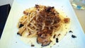 Pasta truffle mushrooms