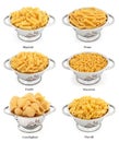 Pasta Types Royalty Free Stock Photo