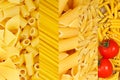 Pasta variety Royalty Free Stock Photo