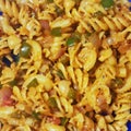 Pasta Vegetable with mix of capsicum tomatoes