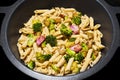 PASTA WITH VEGETABLES Royalty Free Stock Photo