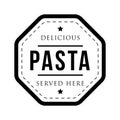 Pasta vintage stamp