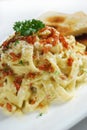 Pasta with white sauce