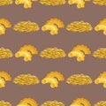 Pasta whole wheat seamless pattern corn rice noodles organic food macaroni background nutrition dinner products vector