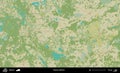 Pastavy District, Belarus. Topographic Humanitarian Royalty Free Stock Photo