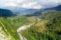 Pastaza River in Banos, Ecuador Royalty Free Stock Photo