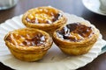 Pasteis de BelÃÂ©m, or Portuguese Custard Tarts Royalty Free Stock Photo