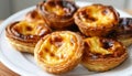 Pasteis de nata. AI generated.