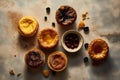 Pasteis de nata dish. Generative AI