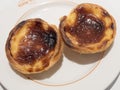 Pasteis de nata an iconic portuguese dessert from a small padaria bakery in lisbon
