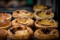 Pasteis de Nata traditional portuguese egg custard tarts Royalty Free Stock Photo