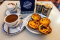 Pasteis de nata, typical portuguese egg tarts