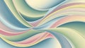 Pastel Abstract Background Design with Flowing Waves Soft Colors Modern Gradient Texture Pattern Royalty Free Stock Photo