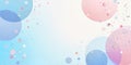 Pastel Abstract Background Soft Pink Blue Circles Confetti Royalty Free Stock Photo
