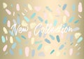 New Collection fashion header confetti