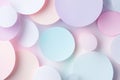 Pastel abstract circular minimal background Royalty Free Stock Photo