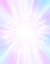 Pastel Abstract Starburst Background with Glowing Light Royalty Free Stock Photo