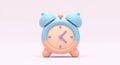 Pastel Alarm Clock Royalty Free Stock Photo