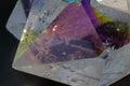 Pastel Angel Aura Quartz crystal point Royalty Free Stock Photo