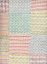 Pastel baby crochet blanket 2