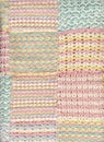 Pastel baby crochet blanket