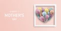 Pastel Balloons Heart Mothers Day Header