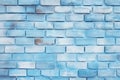 Pastel blue brickwall background Royalty Free Stock Photo