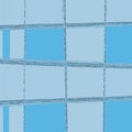 Pastel blue color irregular square pattern Royalty Free Stock Photo
