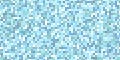 Pastel blue swimming pool mosaic tile seamless pattern