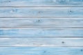 Pastel blue wooden background with horizontal planks