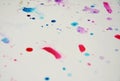 Pastel blurred hues, waxy spots, watercolor paint, colorful hues Royalty Free Stock Photo