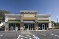 Pastel brown strip mall Royalty Free Stock Photo