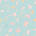 Pastel color brush strokes abstract modern seamless pattern natural color background
