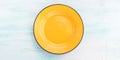 Pastel Color ceramic plate dish top view background Royalty Free Stock Photo